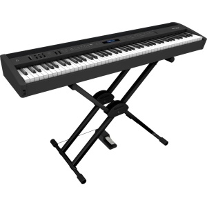 Roland FP-60X Digital Piano + Bouble Braced Keyboard Stand