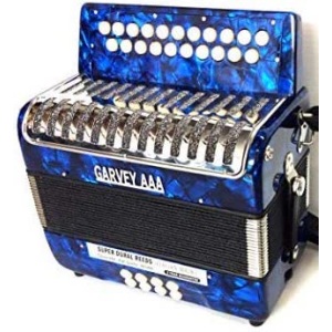 Garvey AAA Super Beginner Button Accordion - Blue