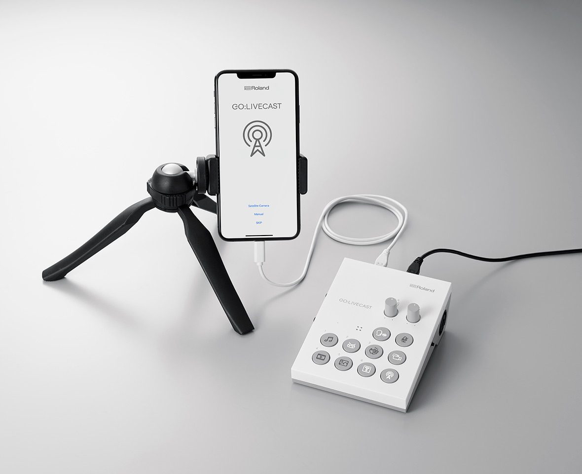 Roland GO:LIVECAST Livetstreaming Studio For Smartphones