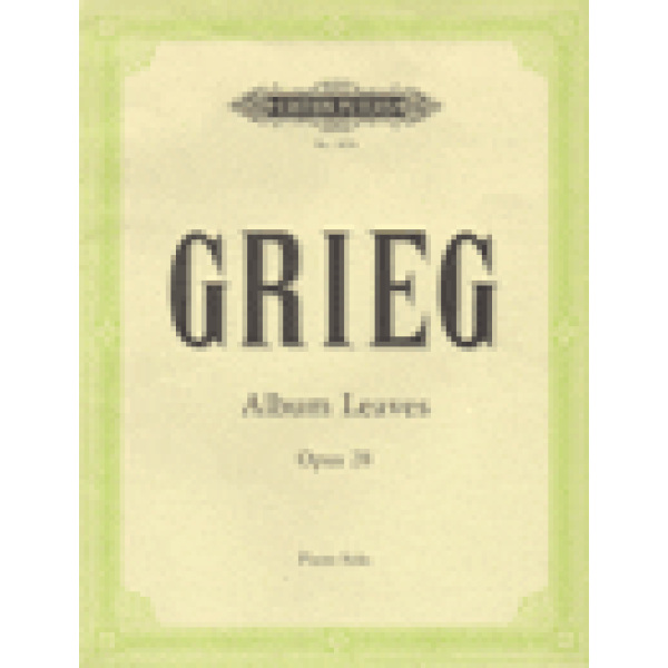 Grieg Album Leaves Op. 28 - Piano.