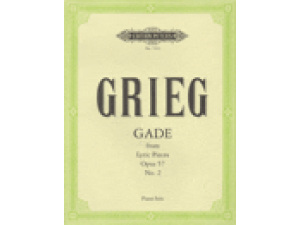 Grieg Gade from Lyric Pieces Op. 57, No. 2 - Piano.