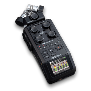 ZOOM H6 Black Handheld Audio Recorder