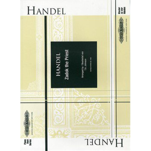 Handel  Zadok the Priest for Piano Duet.