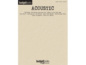 Budget Books - Acoustic Hits for Piano, Vocal and Guitar (PVG).