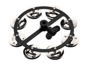Meinl HTHH1BK Hi-Hat Tambourine w/Brass Jingles