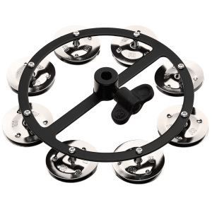 Meinl HTHH1BK Hi-Hat Tambourine w/Brass Jingles