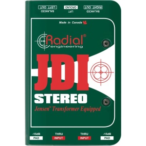 Radial JDI Stereo Passive D.I. Box