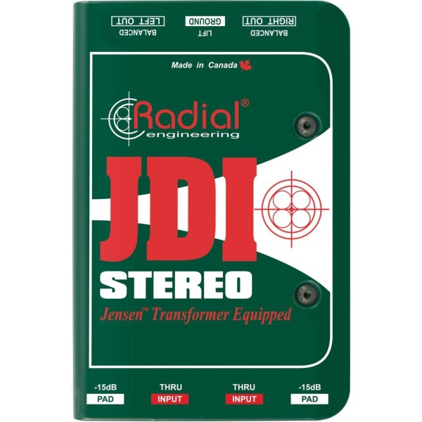 Radial JDI Stereo Passive D.I. Box