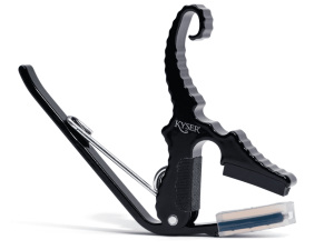 Kyser Quick-Change Short Cut Partial Guitar Capo - Black