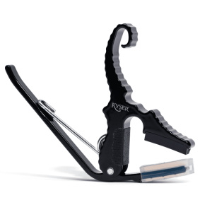 Kyser Quick-Change Short Cut Partial Guitar Capo - Black