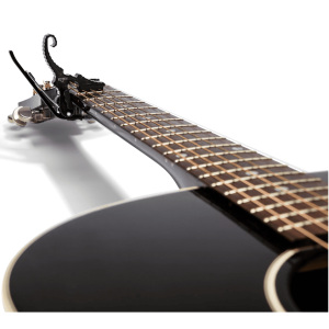 Kyser Quick-Change Short Cut Partial Guitar Capo - Black