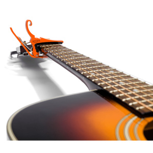 Kyser Quick-Change Acoustic Capo - 6 String - Orange