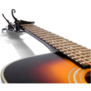 Kyser Quick-Change Acoustic Capo - 6 String - Black