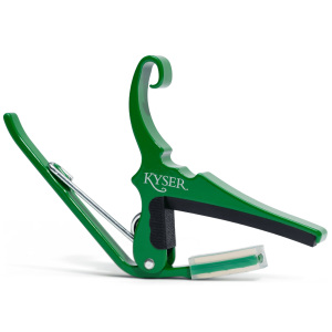 Kyser Quick-Change Acoustic Capo - 6 String - Emerald Green