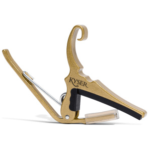 Kyser Quick-Change Acoustic Capo - 6 String - Gold