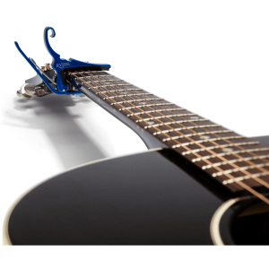 Kyser Quick-Change Acoustic Capo - 6 String - Blue