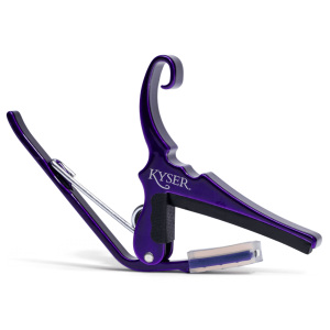 Kyser Quick-Change Acoustic Capo - 6 String - Purple