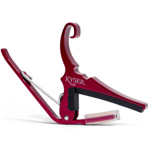 Kyser Quick-Change Acoustic Capo - 6 String - Red