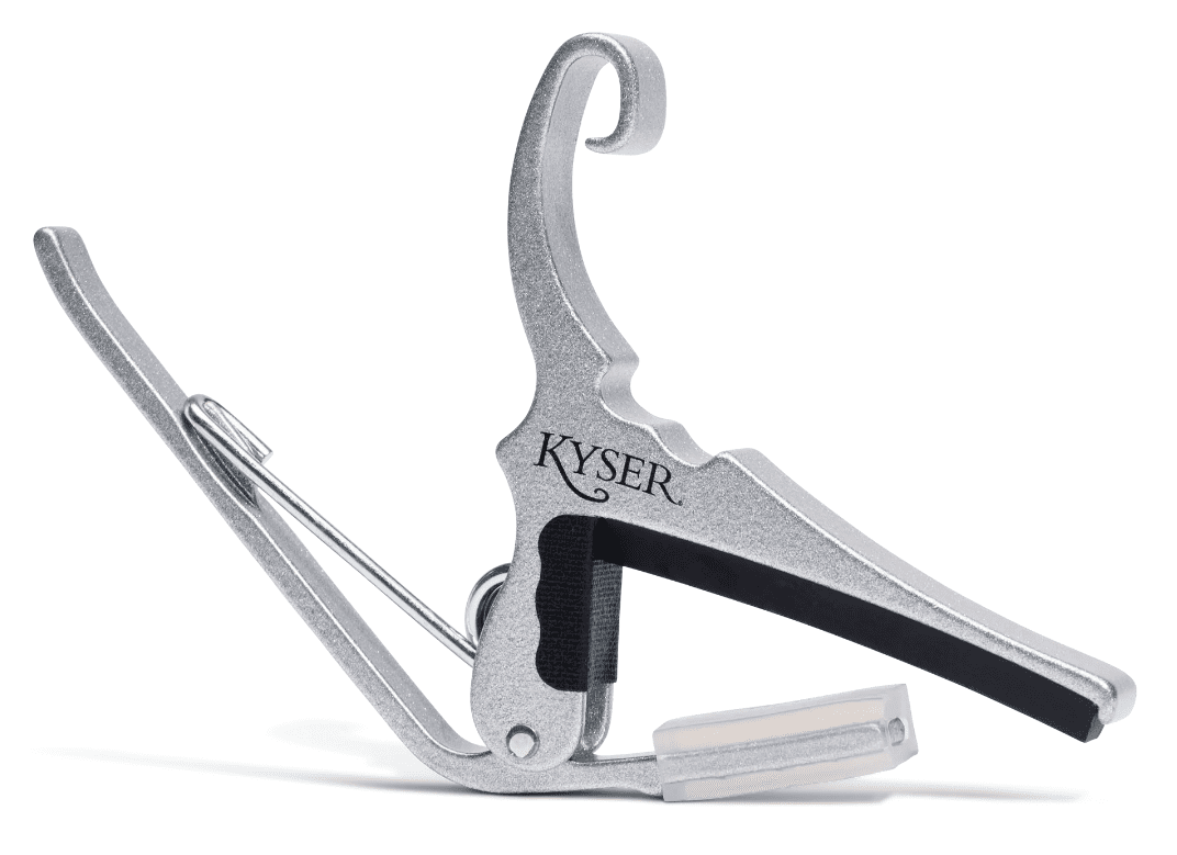 Capotasto Kyser Quick-Change Per Chitarra Acustica 6 Corde - Colore Rosso Rubino - Foto 2