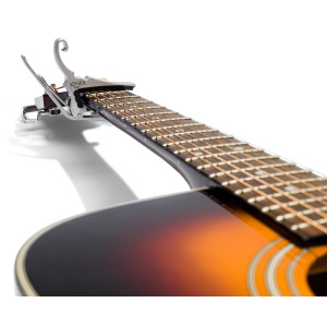 Kyser Quick-Change Acoustic Capo - 6 String - Silver