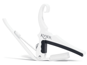 Kyser Quick-Change Acoustic Capo - 6 String - Black Chrome