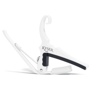 Kyser Quick-Change Acoustic Capo - 6 String - White