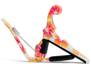Kyser Quick-Change Ukulele Capo - Pastel Hibiscus