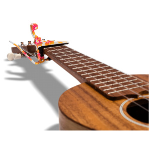 Kyser Quick-Change Ukulele Capo - Pastel Hibiscus