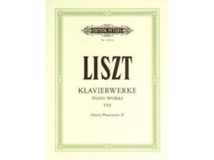 Liszt Piano Works Vol. 8 Opern-Phantasien 2 / Operas-Fasntasies 2.