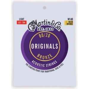 Martin "The Original" Guitar Strings M140 - Light - 12-54