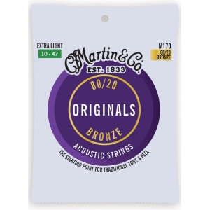 Martin "The Original" Guitar Strings M170 - Extra Light - 10-50