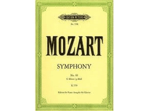 Mozart - Symphony No. 40 in G minor (K 550) for Piano.