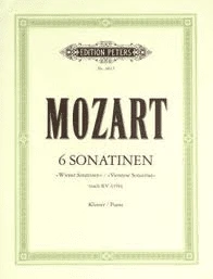 Mozart - 6 Sonatinas / Viennese Sonatinas KV 439b for Piano.