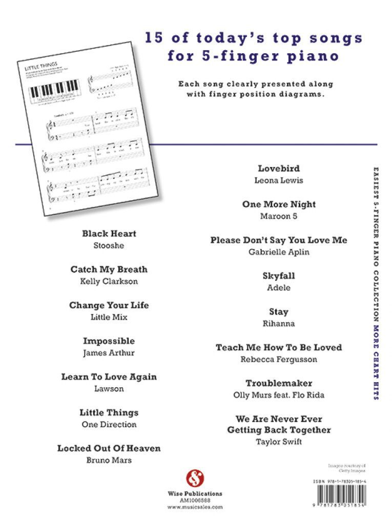 Easiest 5-Finger Piano Collection - More Chart Hits. - Image 2