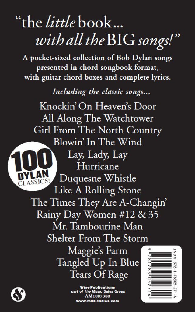The Little Black Songbook - Bob Dylan - Image 2