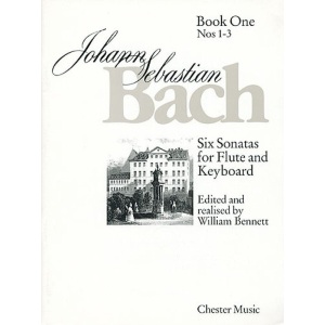 J.S. Bach Six Sonatas For Flute And Keyboard Book One