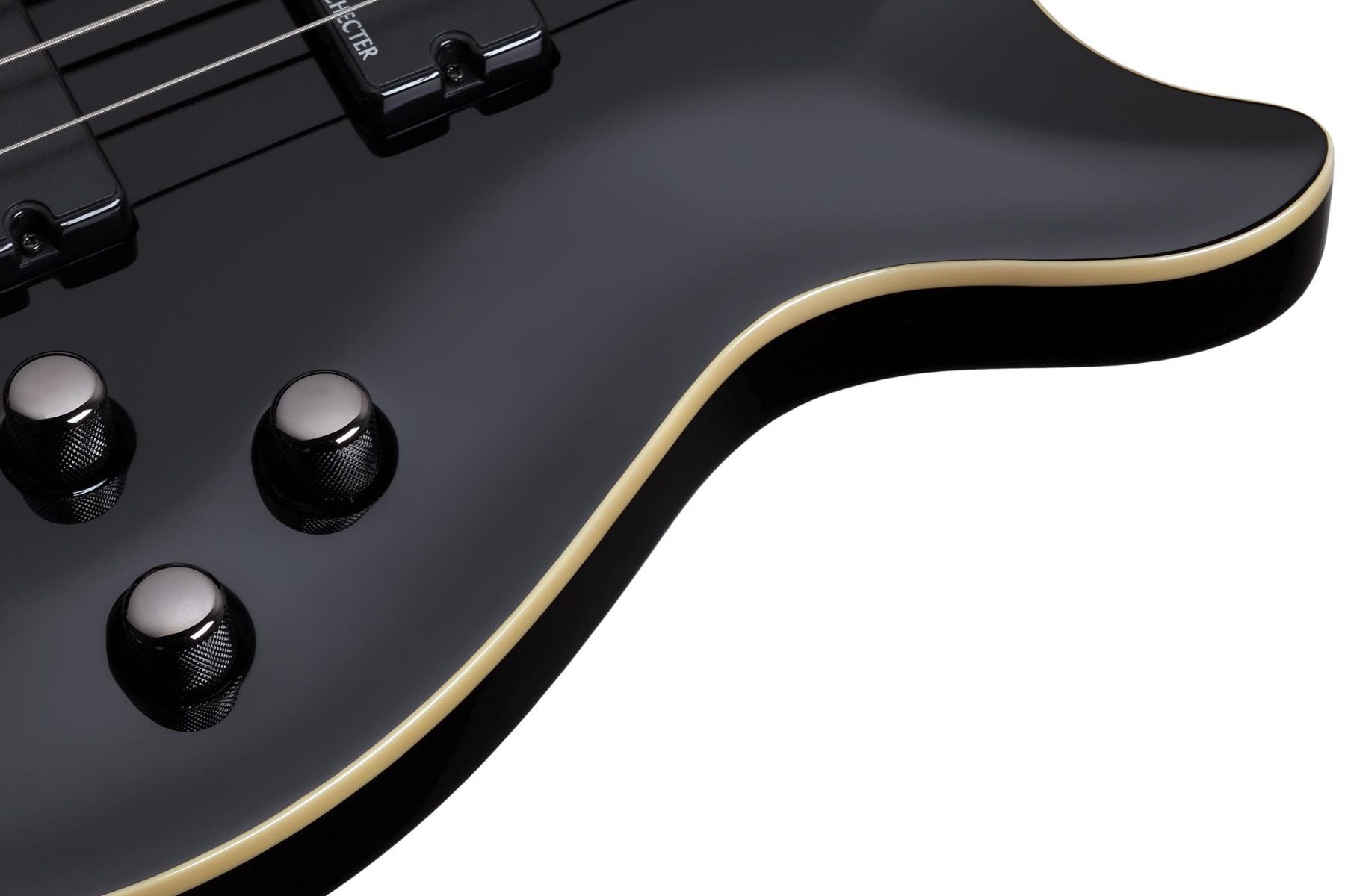 Schecter Omen-4 - Gloss Black - Image 6