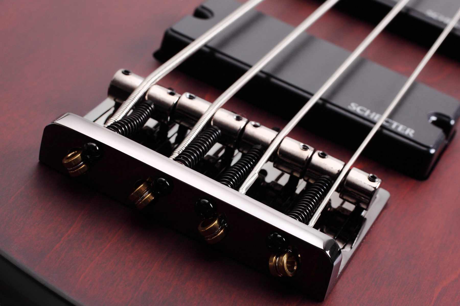 Schecter Omen-4 - Walnut Satin - Image 6