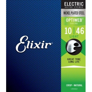 Elixir Electric Medium (.10-.46) Nickel Plated Steel w/OPTIWEB Coating