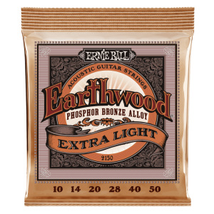 Ernie Ball Earthwood Extra Light Phosphor Bronze - 10-50