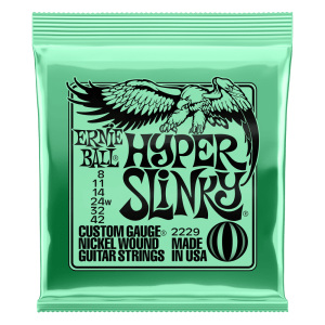 Ernie Ball Hyper Slinky Electric Guitar Strings