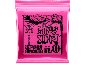 Ernie Ball Super Slinky 7-String Nickel Wound Electric Guitar Strings - 9-52