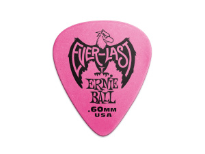 Ernie Ball 60mm Pink Everlast Picks - Pack of 12