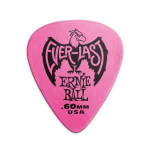 Ernie Ball 60mm Pink Everlast Picks - Pack of 12