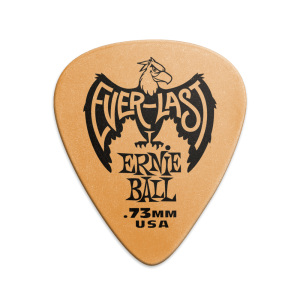 Ernie Ball 73mm Orange Everlast Picks - Pack of 12