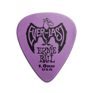 Ernie Ball 1.0mm Purple Everlast Picks - Pack of six