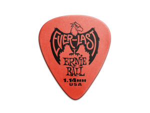 Ernie Ball 1.14 mm Red Everlast Picks - Pack of six