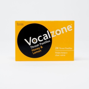 Vocalzone Throat Pastilles - Honey And Lemon