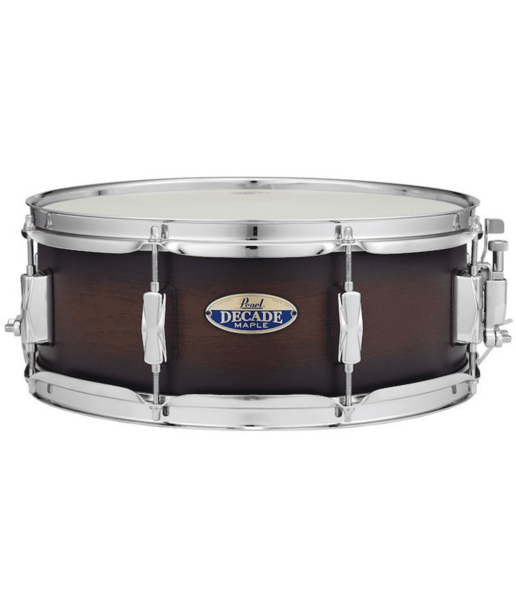 Pearl Decade Maple 14 x 5.5 Snare Drum - Satin Brown Burst