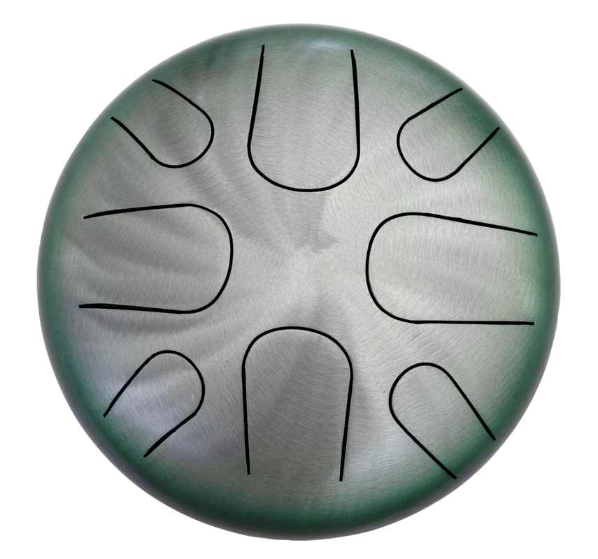 Pearl Metal Spirit Tongue Drum A Minor - Natural Green Fade - Image 3